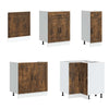 11 Piece Kitchen Cabinet Set Kalmar Smoked Oak Engineered Wood