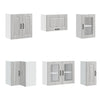 11 Piece Kitchen Cabinet Set Kalmar Grey Sonoma Engineered Wood