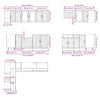 11 Piece Kitchen Cabinet Set Lucca Artisan Oak Engineered Wood