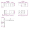 11 Piece Kitchen Cabinet Set Porto White Engineered Wood