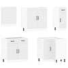11 Piece Kitchen Cabinet Set Kalmar White Engineered Wood