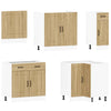 11 Piece Kitchen Cabinet Set Kalmar Sonoma Oak Engineered Wood