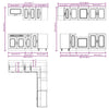 11 Piece Kitchen Cabinet Set Kalmar Grey Sonoma Engineered Wood