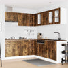 11 Piece Kitchen Cabinet Set Porto Smoked Oak Engineered Wood