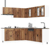 11 Piece Kitchen Cabinet Set Porto Old Wood Engineered Wood