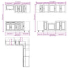 11 Piece Kitchen Cabinet Set Porto Artisan Oak Engineered Wood