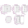 11 Piece Kitchen Cabinet Set Lucca Sonoma Oak Engineered Wood