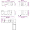 11 Piece Kitchen Cabinet Set Porto Concrete Grey Engineered Wood