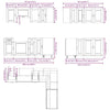 11 Piece Kitchen Cabinet Set Porto Smoked Oak Engineered Wood