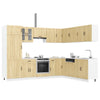 14 Piece Kitchen Cabinet Set Lucca Sonoma Oak Engineered Wood