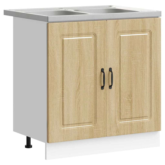 Kitchen Cabinet Kalmar Sonoma Oak 80 x 46 x 81.5 cm