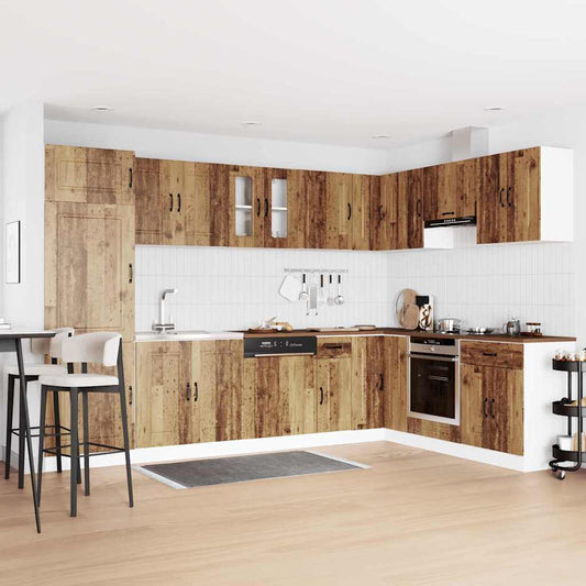 Kitchen Cabinet Kalmar Old Wood 80 x 46 x 81.5 cm