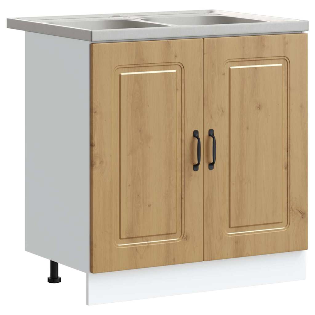 Kitchen Cabinet Kalmar Artisan Oak 80 x 46 x 81.5 cm