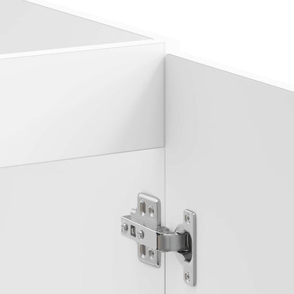 Sink Base Cabinet Lucca 2 pcs White Engineered Wood