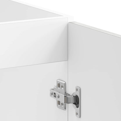 Sink Base Cabinet with Storage Porto 2 pcs Grey Engineered wood