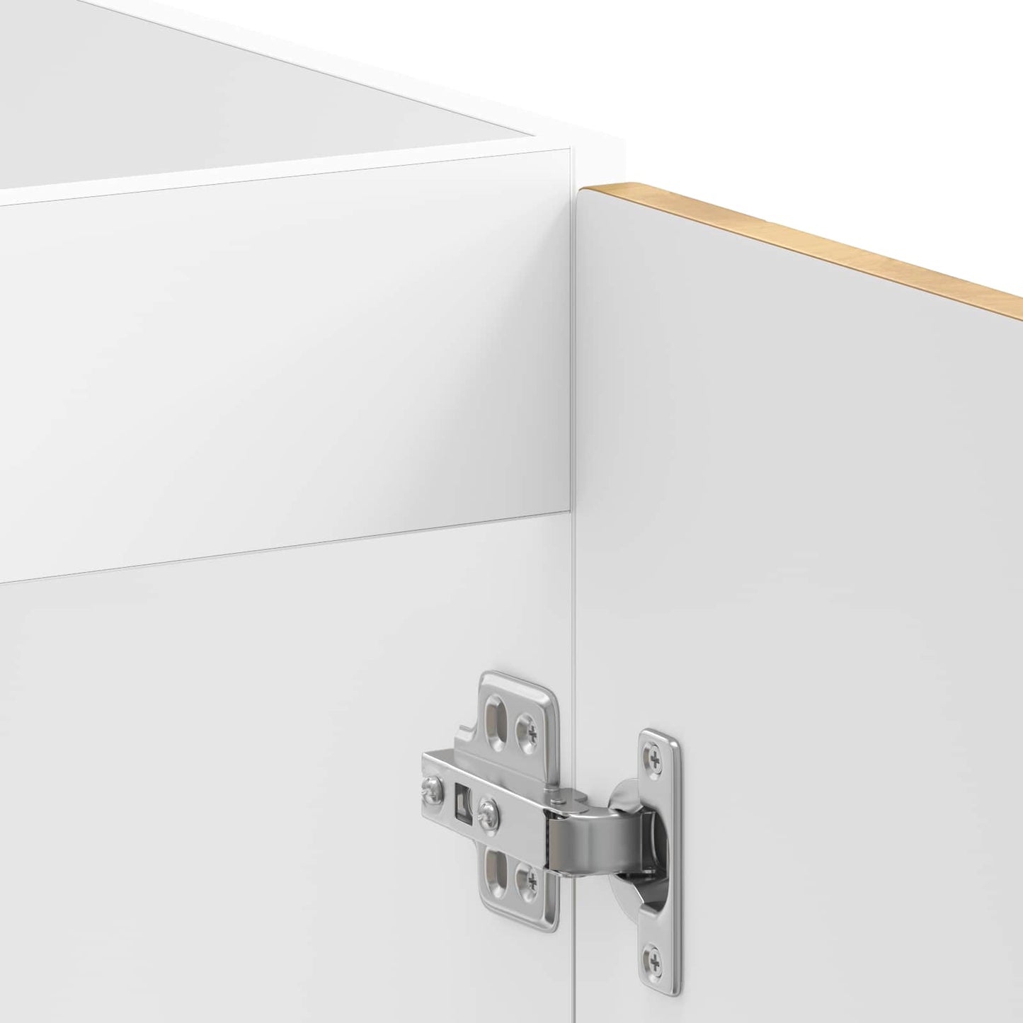 Sink Base Cabinet with Door Porto 2 pcs Brown Engineered wood
