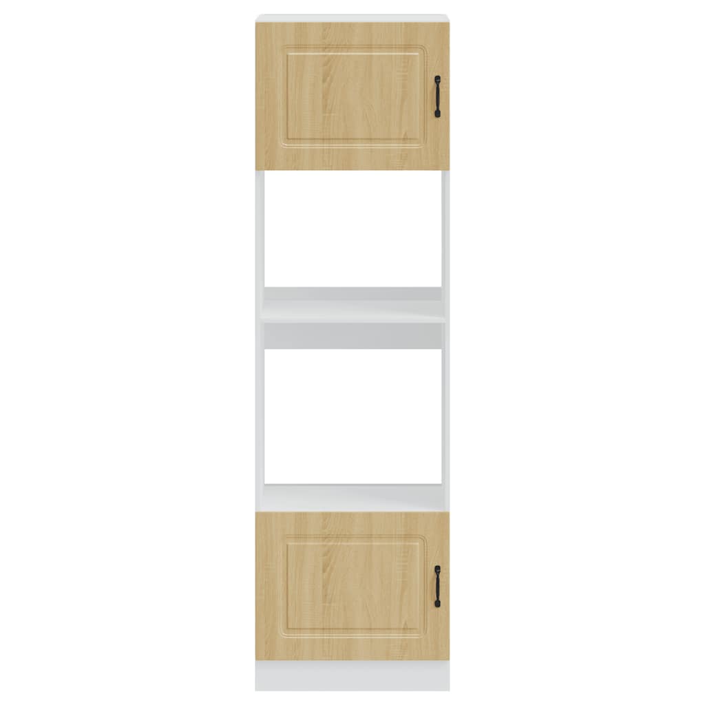 Oven Cabinets 2 pcs Kalmar Sonoma Oak Engineered Wood
