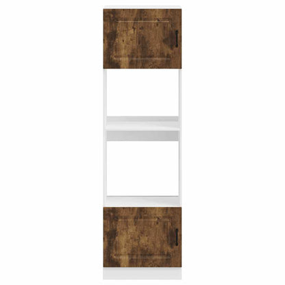 Oven Cabinets 2 pcs Kalmar Smoked Oak Engineered Wood