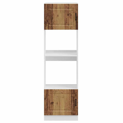 Oven Cabinets 2 pcs Kalmar Old Wood Engineered Wood