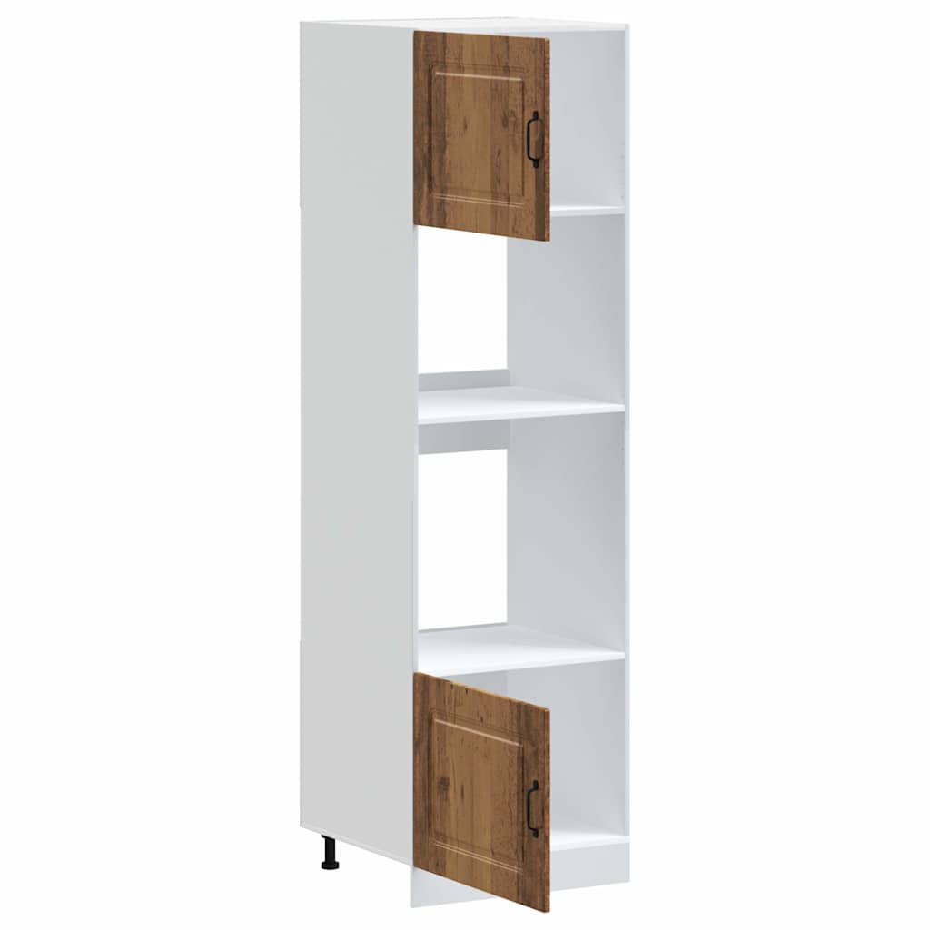 Oven Cabinets 2 pcs Kalmar Old Wood Engineered Wood