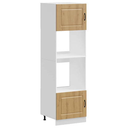 Oven Cabinets 2 pcs Kalmar Artisan Oak Engineered Wood