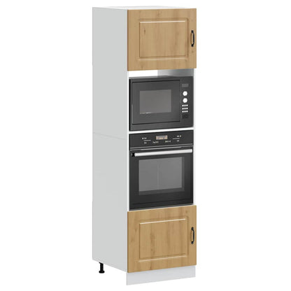 Oven Cabinets 2 pcs Kalmar Artisan Oak Engineered Wood