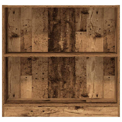 Bookcase Old Wood 80x24x76 cm Engineered Wood