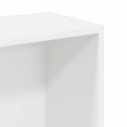 Bookcase White 80x24x109 cm Engineered Wood