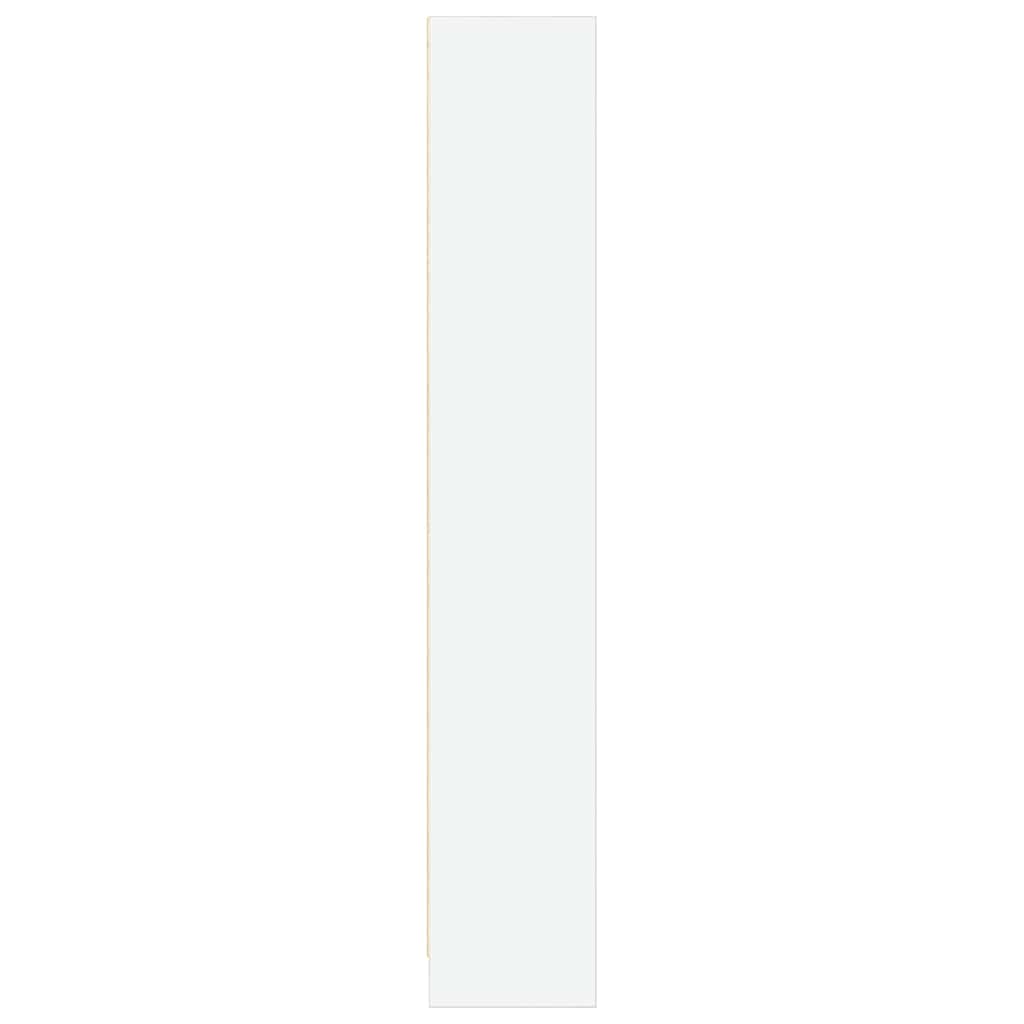 Bookcase White 80x24x143 cm Engineered Wood