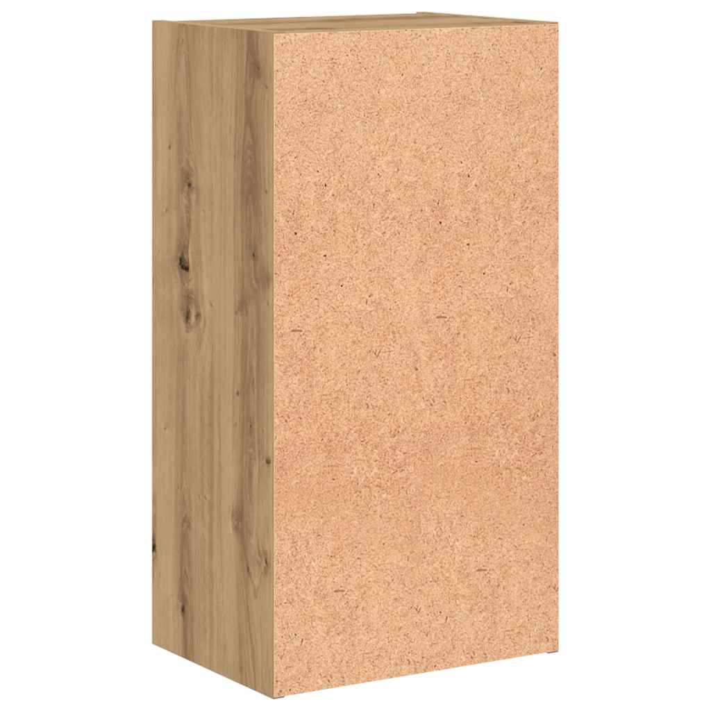 Bookcase Artisian Oak 40x30x77 cm Engineered Wood