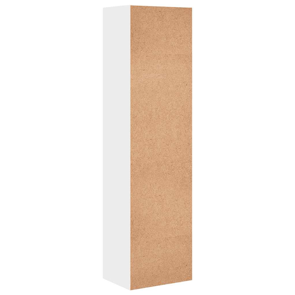 Bookcase White 40x30x152 cm Engineered Wood