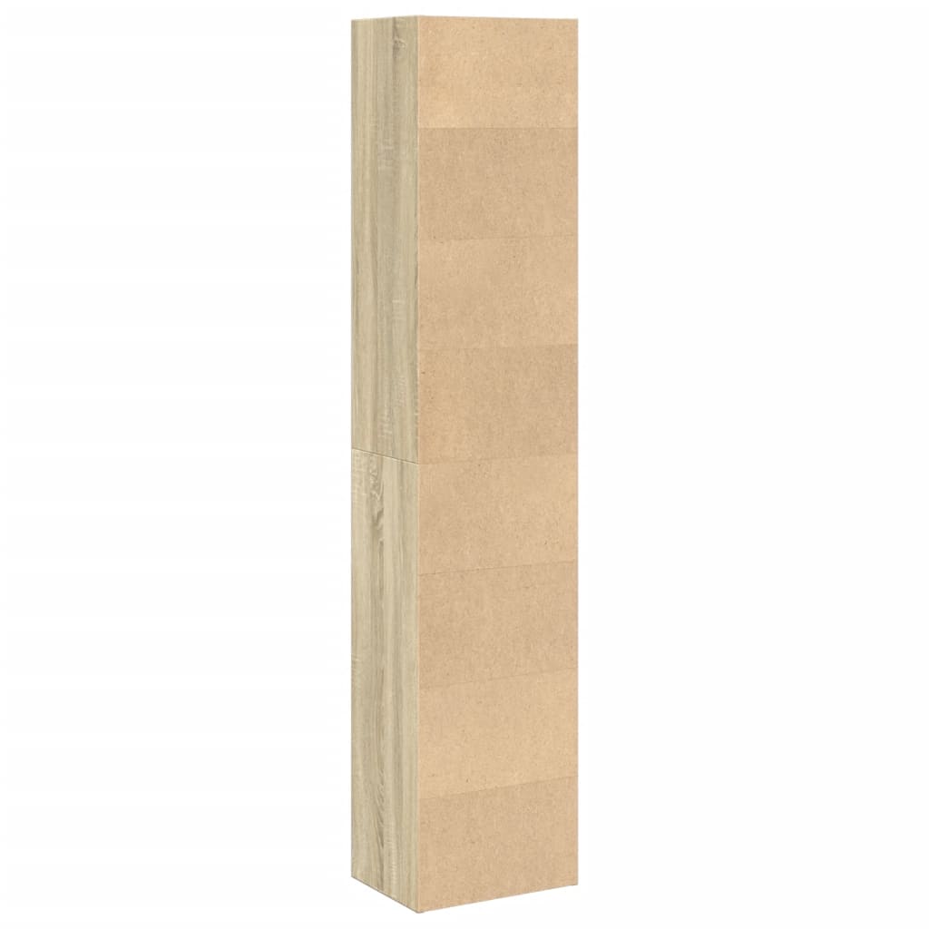Bookcase Sonoma oak Engineered wood Tall Bookcase Rectangular