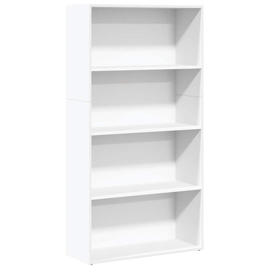 Bookcase White 80x30x152 cm Engineered Wood