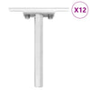 Floating Shelf Brackets 12pcs Invisible Ø12x100 mm Carbon Steel