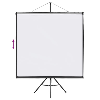 Projection Screen with Tripod 72 Inch 1:1