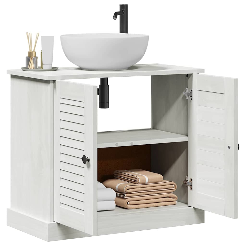 Sink cabinet VIGO White and Antique White 68 x 34 x 59 cm