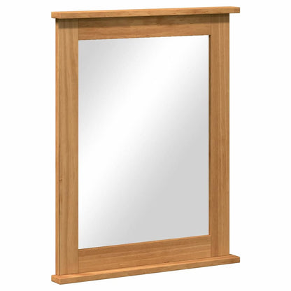 Mirror VIGO Honey brown 55.5 x 5 x 70 cm Solid pine wood
