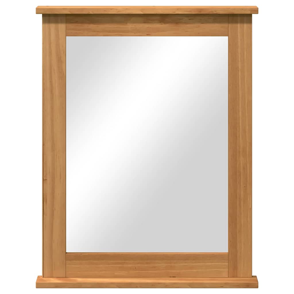 Mirror VIGO Honey brown 55.5 x 5 x 70 cm Solid pine wood