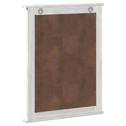 Mirror with Mirror VIGO White 55.5 x 5 x 70 cm Solid pine wood