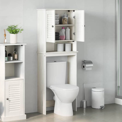 Toilet Cabinet VIGO White and Antique White 60 x 27 x 161 cm