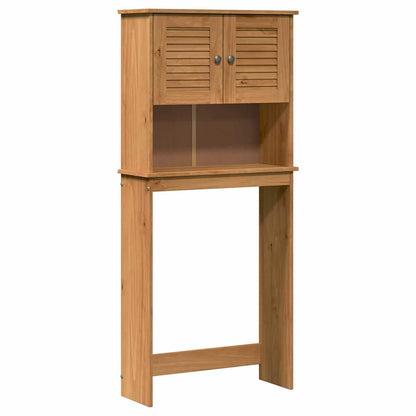 Washing Machine Cabinet with Shelf VIGO Brown and Honey Brown