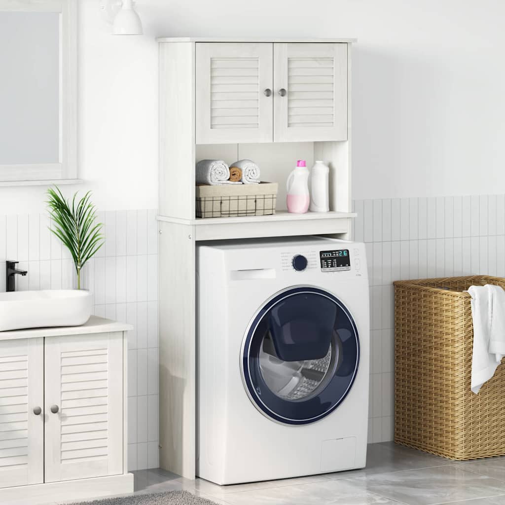 Washing Machine Cabinet with Shelf VIGO White and Antique White