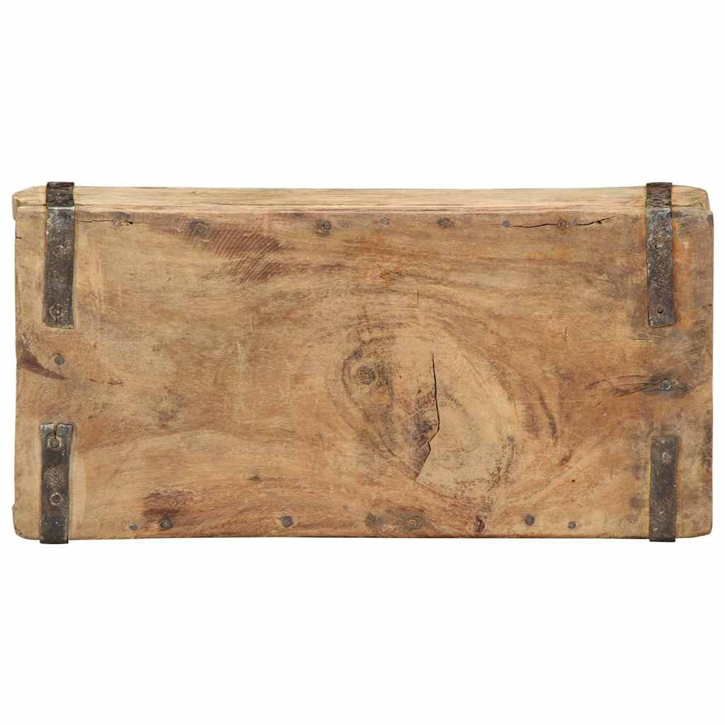 Tray with Storage Brown 30 x 15 x 9 cm Solid Reclaim Wood