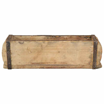 Tray 4 pcs Brown 30 x 15 x 9 cm Solid Reclaim Wood