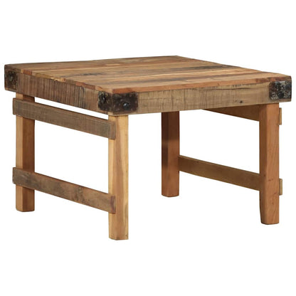 Coffee Table Brown 60 x 55 x 40 cm Solid Reclaim Wood