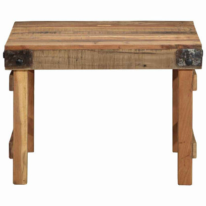 Coffee Table Brown 60 x 55 x 40 cm Solid Reclaim Wood