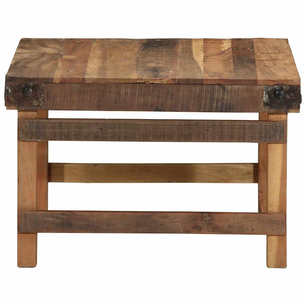Coffee Table Brown 60 x 55 x 40 cm Solid Reclaim Wood