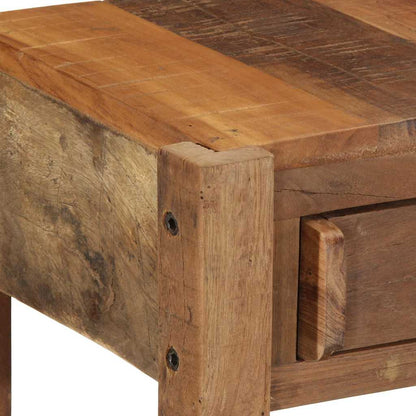 Console Table Brown 107 x 33 x 76 cm Solid Reclaim Wood
