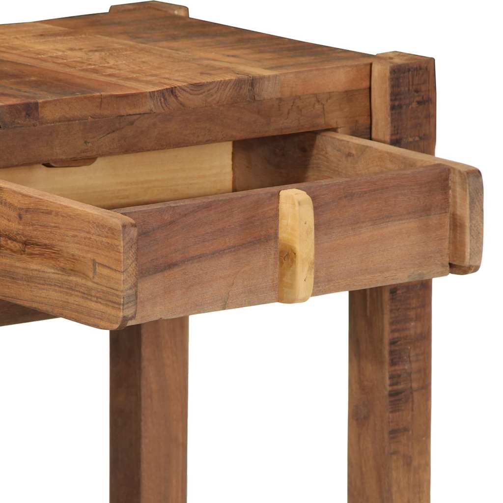 Console Table Brown 107 x 33 x 76 cm Solid Reclaim Wood