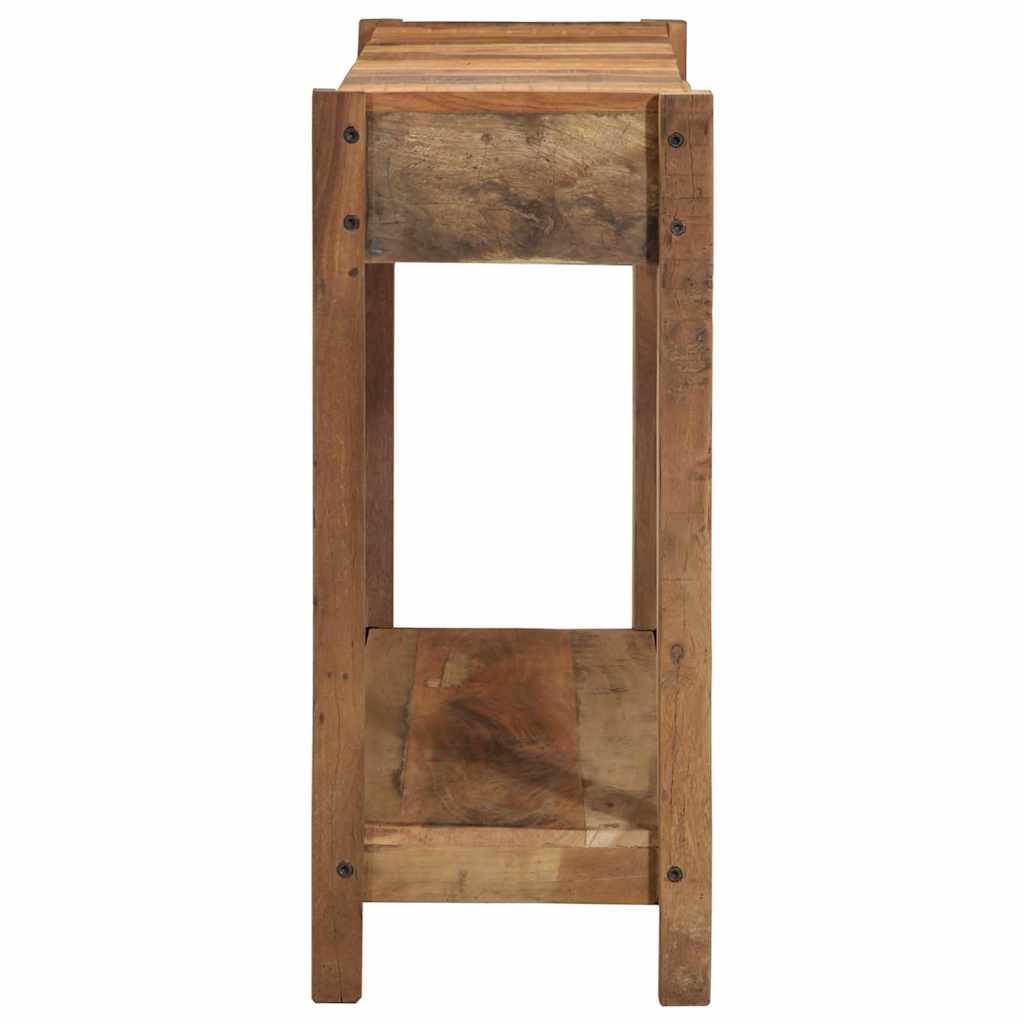 Console Table Brown 107 x 33 x 76 cm Solid Reclaim Wood